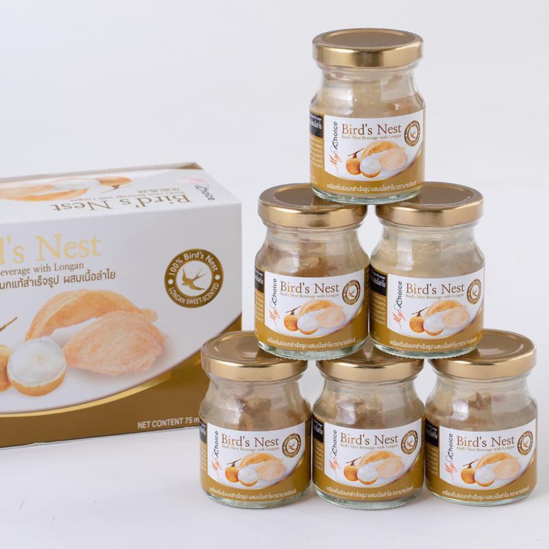 泰國 MY CHOICE 即食龍眼燕窩75ML*6 (09/22) - singhomart