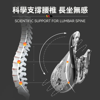 德國Firstery|久坐抒壓多調節護脊折疊適配人體工學坐墊